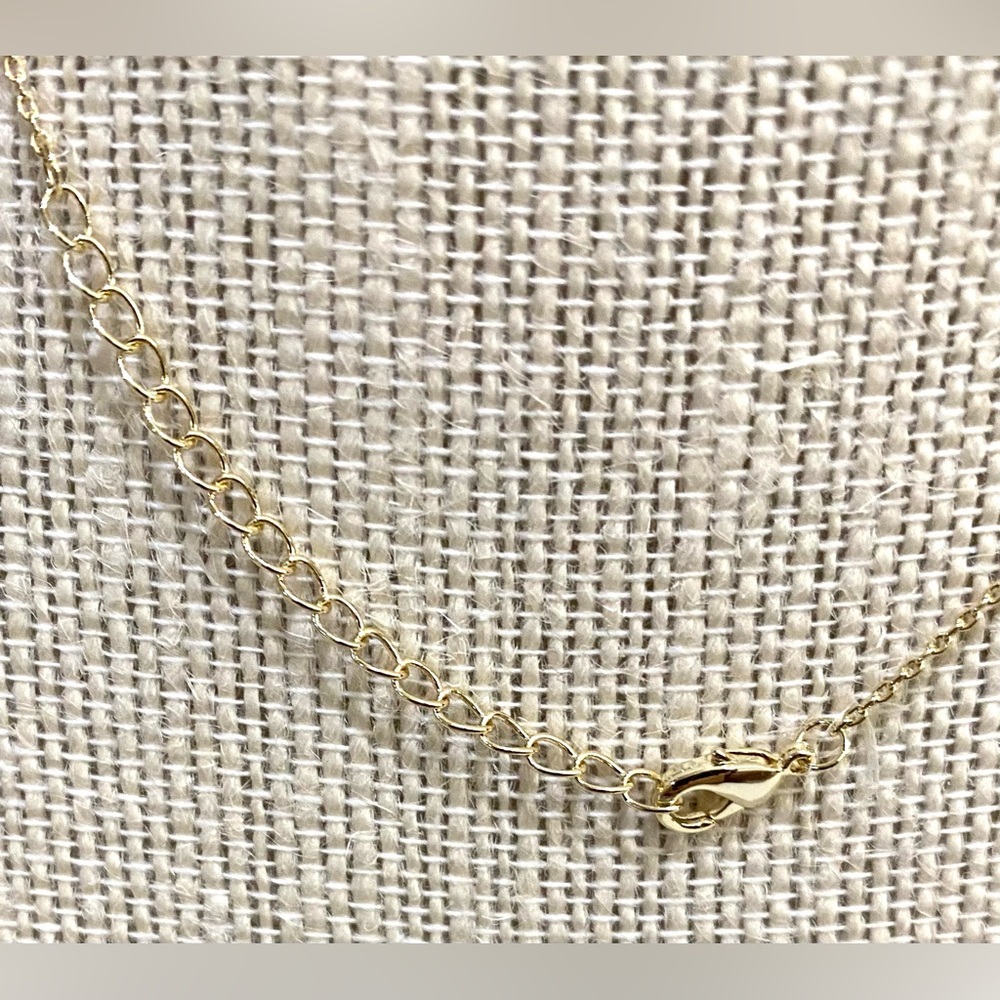 Silver Round Disc Charm Chain Necklace Always on my Mind Fall Preppy Cottagecore - Picture 5 of 13
